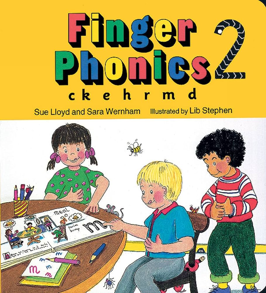 フィンガーフォニックス全7巻　Finger phonics ハードカバー Finger Phonics Books 1-7: in Precursive Letters (British